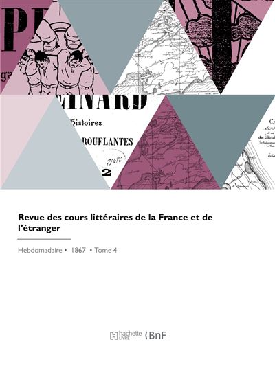 Revue des cours littéraires de la France et de l'étranger - Barot Odysse - Hachette Bnf - broché - Livre - Hachette Bnf