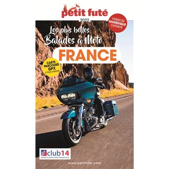 Guide Balades à moto France 2022 Petit Futé - 1