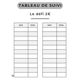 Livre De Défi Pour économiser De L'argent – Classeur De Défi