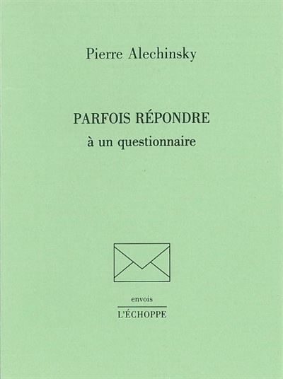 Parfois Repondre - Pablo Picasso - broché