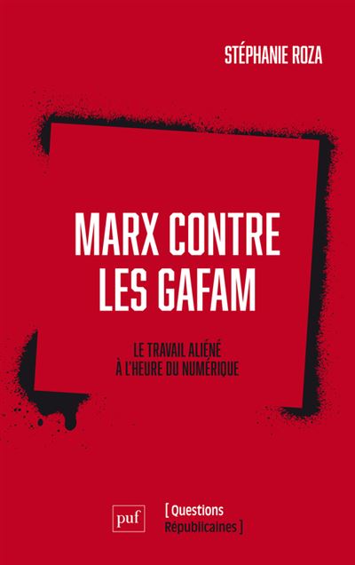 Puf Marx Contre Les Gafam - Stéphanie Roza - Broché