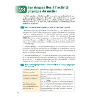 Prévention santé environnement CAP Accompagnant éducatif petite enfance PSE 2024