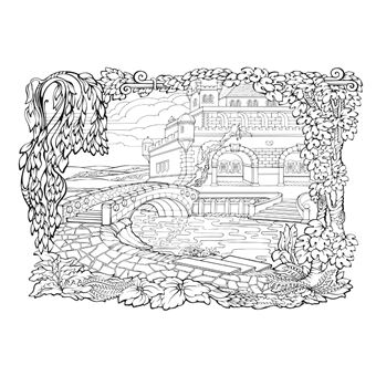 Paysages Romantiques Coloriage anti-stress pour adultes 36 dessins de  jardins et de scènes relaxantes - broché - Factory Creatif - Achat Livre