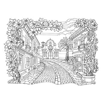 Paysages Romantiques Coloriage anti-stress pour adultes 36 dessins de  jardins et de scènes relaxantes - broché - Factory Creatif - Achat Livre