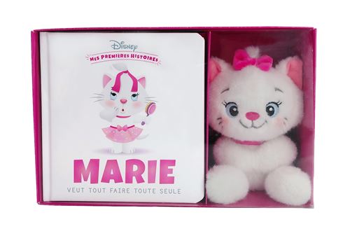 DISNEY - Coffret Mes Premières Histoires livre + peluche - Marie veut tout faire toute seule - Walt Disney Company - Hachette Disney - Coffret - Jeux livres objets