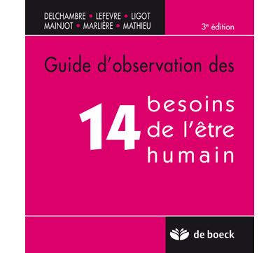 Guide d'observation des 14 besoins de l'être humain - broché - NADINE ...