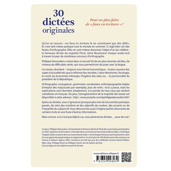 30 dictées originales pour ne plus faire de "faux en écriture" !
