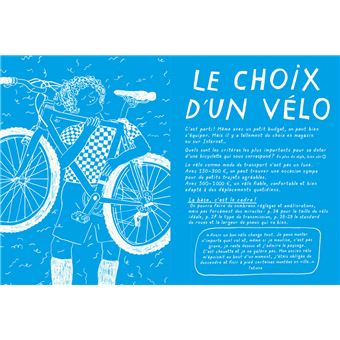 Le velo bleu discount livre