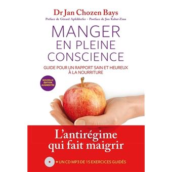 Manger en pleine conscience (+ CD) (3ème éd°) - 1