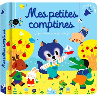 Mes petites comptines - livre avec puces sonores - 1