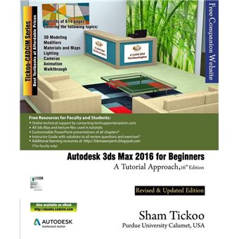 Autodesk 3ds Max 2016 for Beginners: A Tutorial Approach - 1