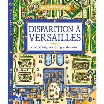 Disparition à Versailles - livre avec carte - 1