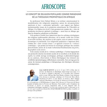 Le concept de religion populaire comme paradigme de la théologie prophétique en Afrique