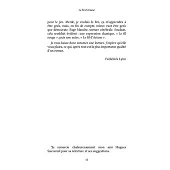 Le fil d'Ariane