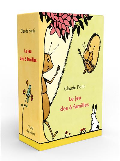 Le jeu des 6 familles - Claude Ponti - Ecole Des Loisirs - Boîte ou accessoire - Jeux livres objets