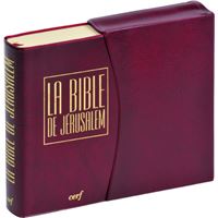 La bible de jerusalem - voyage - bordeaux sous etui