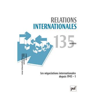 Relations internationales 2008, n° 135 - 1