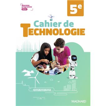 Technologie 5e (2024) - Cahier d'activités