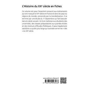 L'Histoire du XXe siècle en fiches