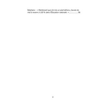 La prof a un autre métier
