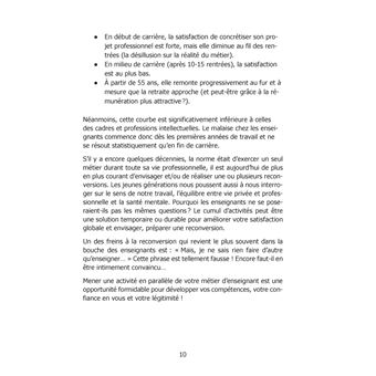 La prof a un autre métier