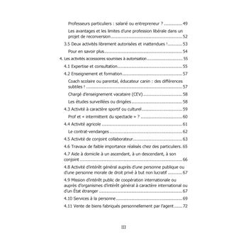 La prof a un autre métier