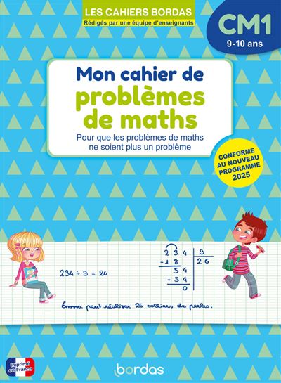 Mon cahier de problèmes de maths CM1 - Hervé Le Madec - broché