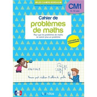 Mon cahier de problèmes de maths CM1