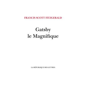 Livre The Great Gatsby (Gatsby Le Magnifique) - F. Scott Fitzgerald - Poche 1950 - Ex-bibliothèque