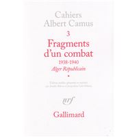 Fragments d'un combat 1938-1940