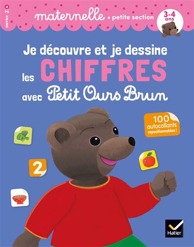 Je découvre et je dessine les chiffres avec Petit Ours Brun - petite section - Florence Doutremepuich - broché