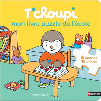 Nathan quadro 15 pezzi T' choupi al Zoo, Puzzle, casse Tete