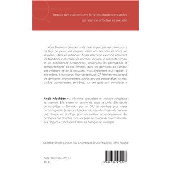 Impact des cultures des femmes afrodescendantes sur leur vie affective et sexuelle