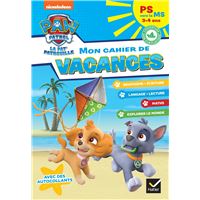 Cahier de vacances 2026 - Pat'Patrouille - PS vers la MS 3/4 ans