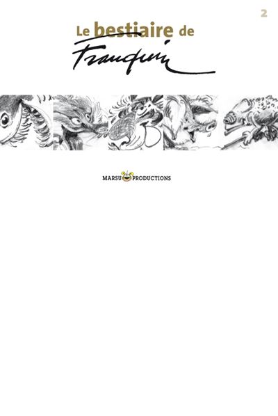 Le bestiaire de franquin recueil