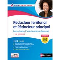 Concours Rédacteur territorial et Rédacteur principal Catégorie B - Concours externe, interne, 3e voie et examens professionnels - N° 18 - 2023 - 2024 - N° 18