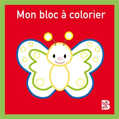 Mini bloc à colorier (papillon) bind-up