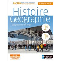 Histoire-Géographie EMC 1re/Term Bac Pro (Le monde en marche) Livre + licence élève - 2020