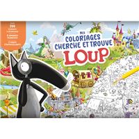 Mes coloriages cherche & trouve loup