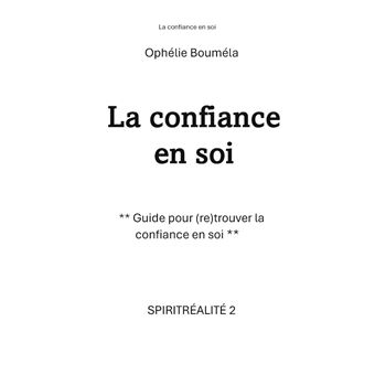 La confiance en soi