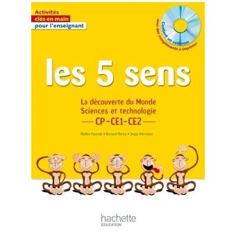 Les 5 sens - La découverte du Monde Sciences et technologie CP CE1 CE2 - 1