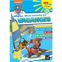 Cahier de vacances 2026 - Pat'Patrouille - MS vers la GS 4/5 ans
