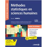 Méthodes statistiques en sciences humaines