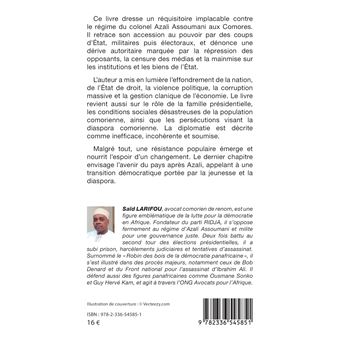Chronique d'un régime dictatorial aux Comores