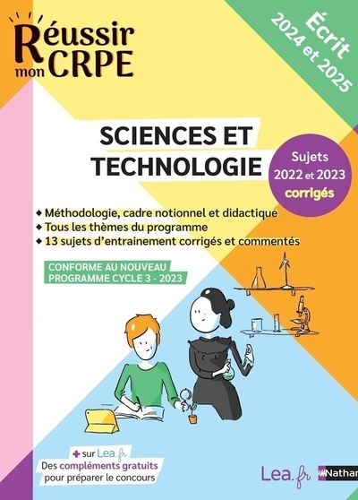 Sciences et technologie - Ecrit 2024 et 2025