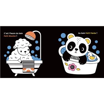 Mon premier livre de bain magique - En noir et blanc ! - Livres enfants