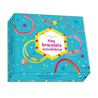 Coffret Scoubidou XXL Avec 44 Fils Silicone - Multicolores, Pailletés, Fluorescents - Pour Créer Bracelets, Bijoux Et Porte-clés - 7
