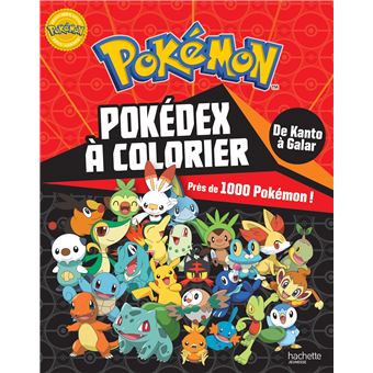 Les Pokémon - Pokémon - Pokédex de Kanto à Galar à colorier