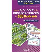 400 FLASHCARDS DE BIOLOGIE BCPST 1E ET 2E ANNEES LICENCES