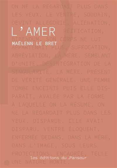 L'Amer - Maëlenn Le Bret - broché